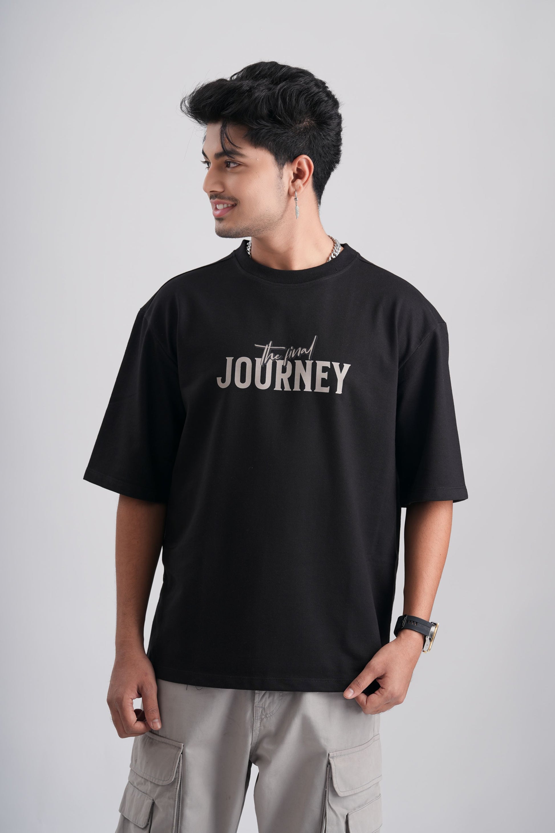 THE FINAL JOURNEY - Oversize Tee 100% Cotton French Terry