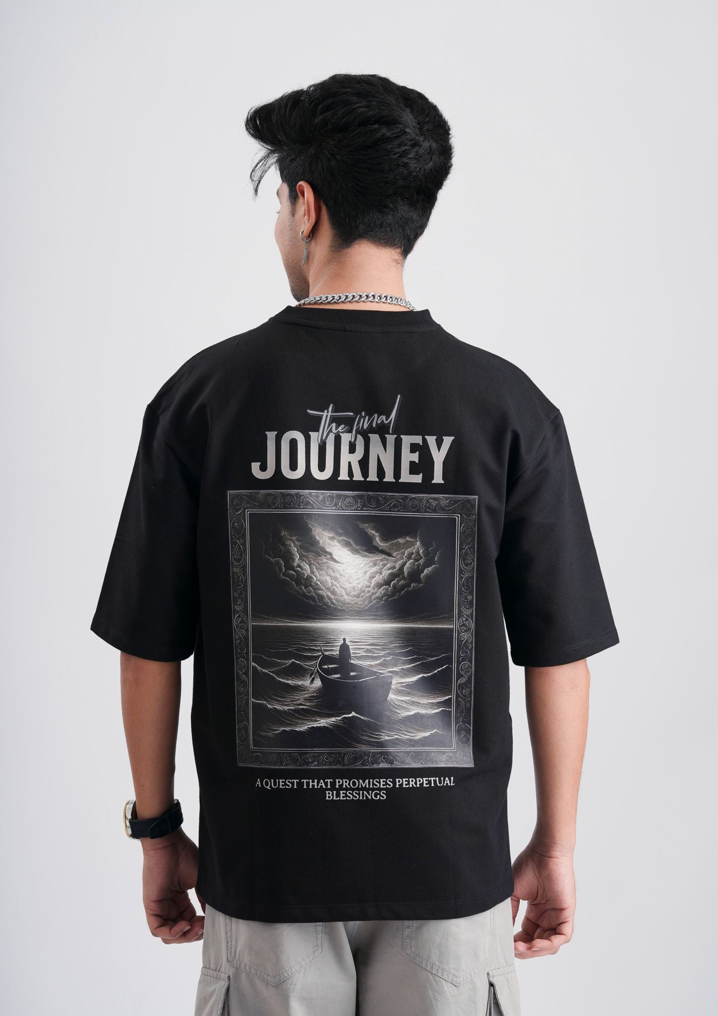 THE FINAL JOURNEY - Oversize Tee 100% Cotton French Terry