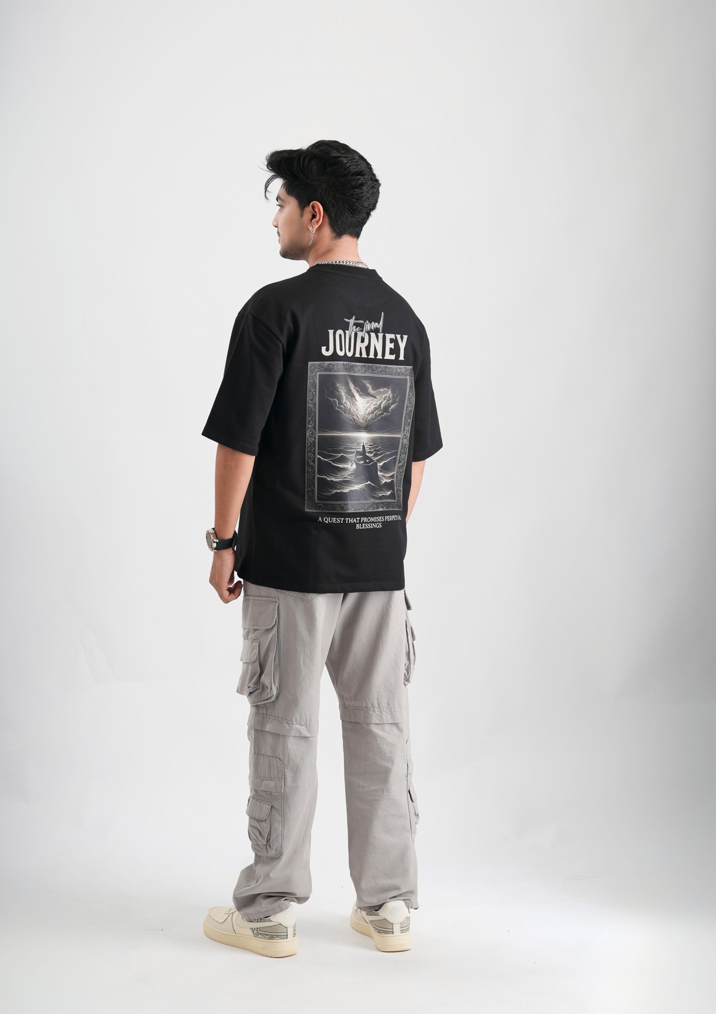 THE FINAL JOURNEY - Oversize Tee 100% Cotton French Terry