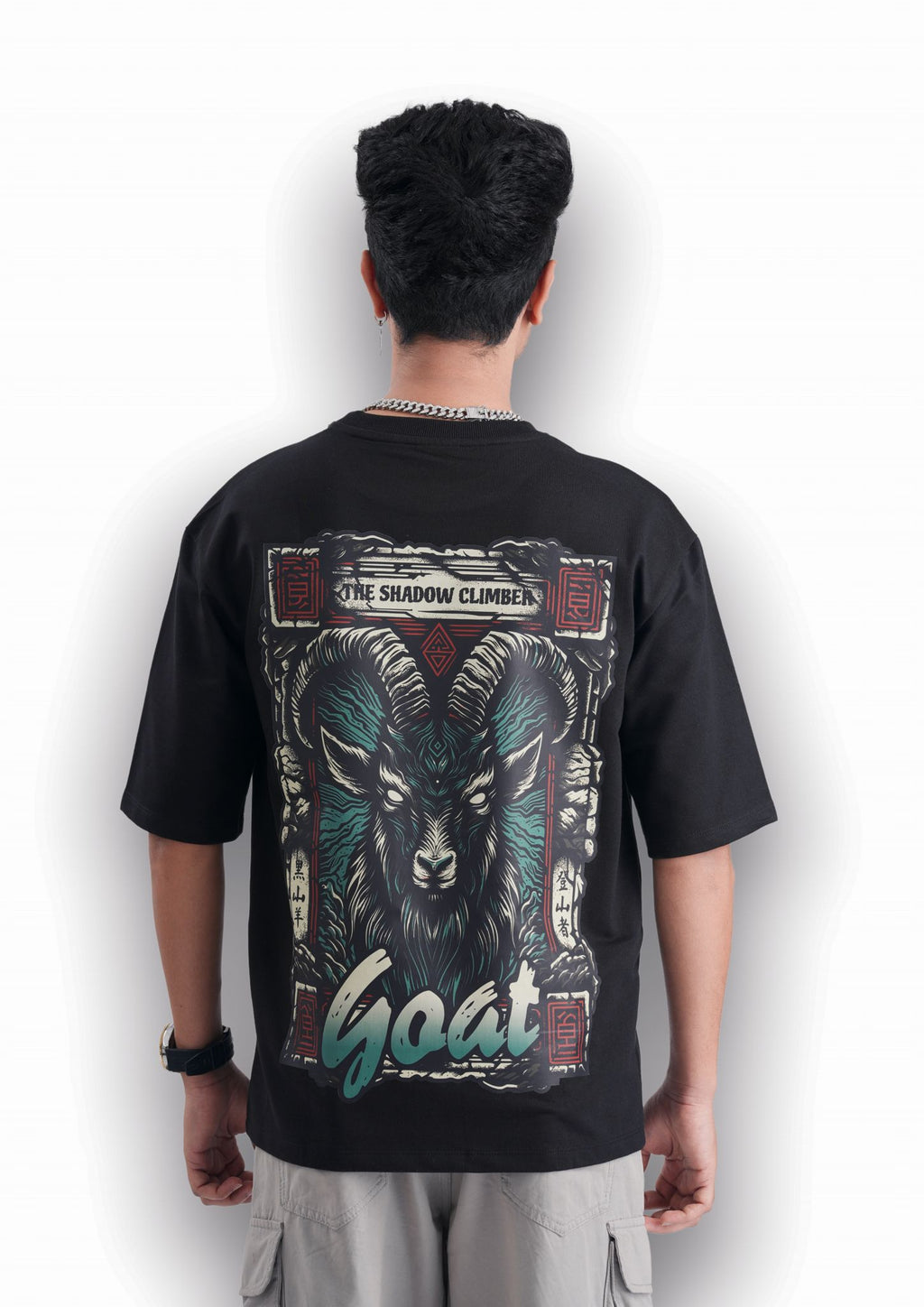GOAT-Oversize Tee 100% Cotton French Terry