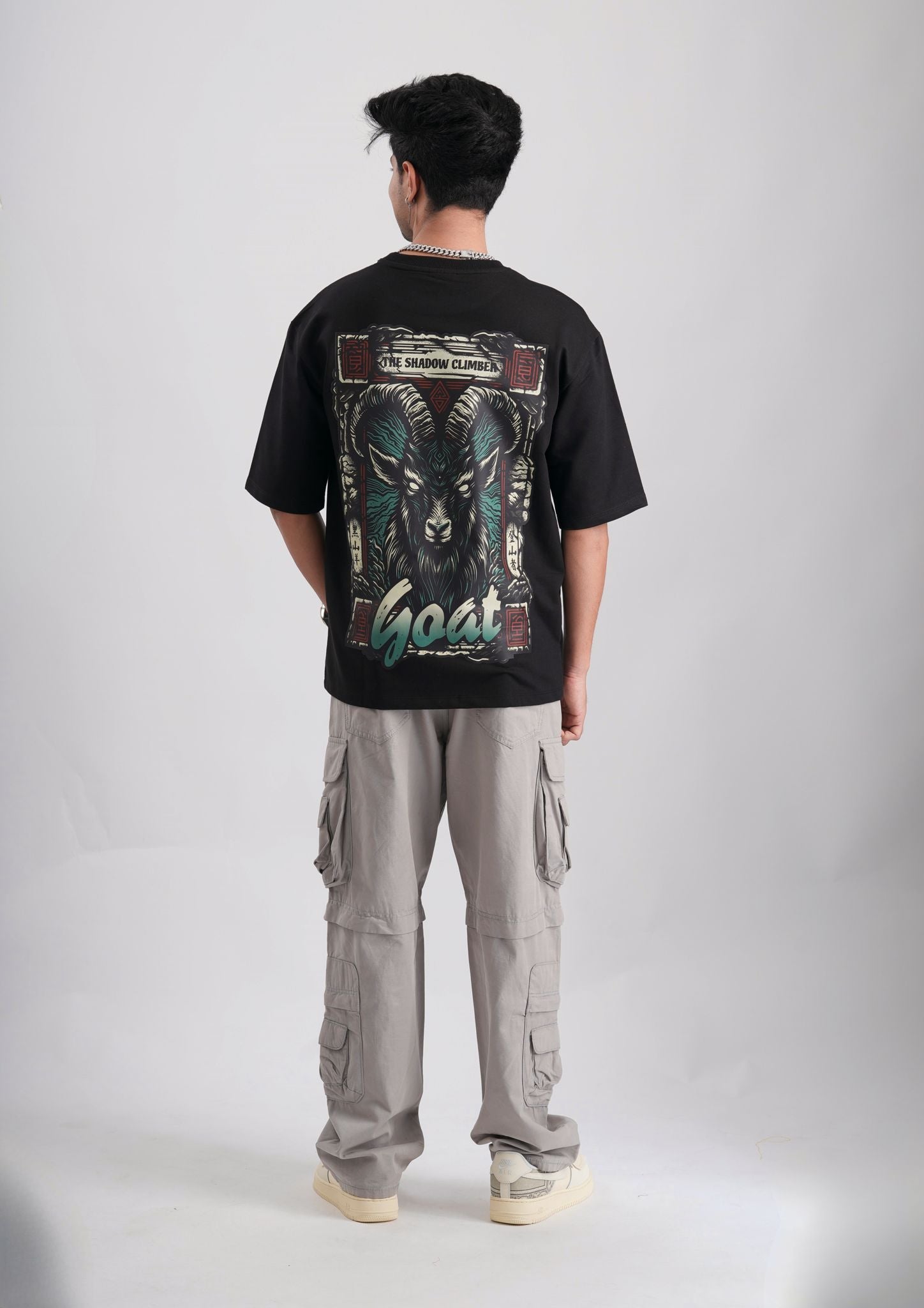 GOAT-Oversize Tee 100% Cotton French Terry