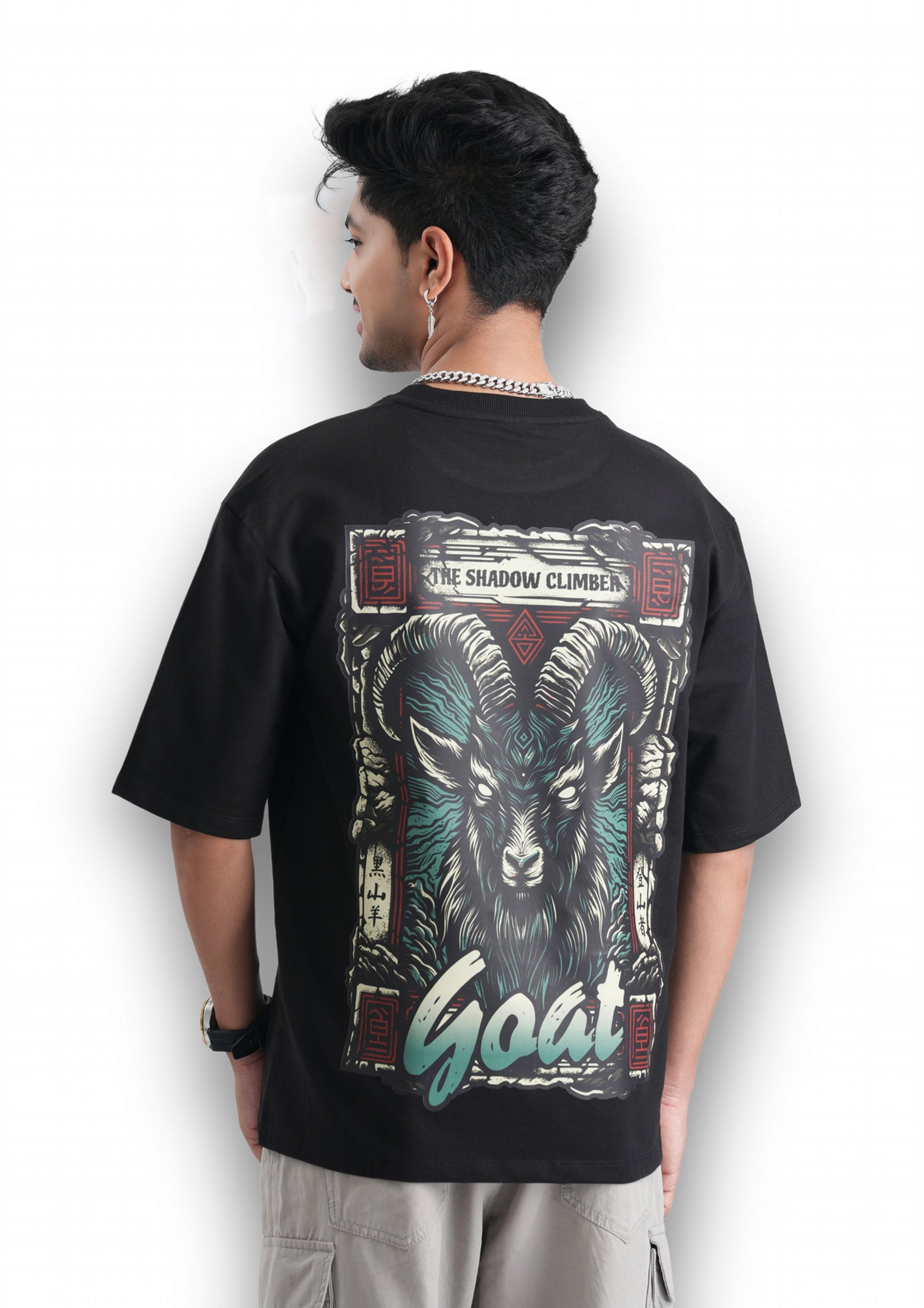 GOAT-Oversize Tee 100% Cotton French Terry