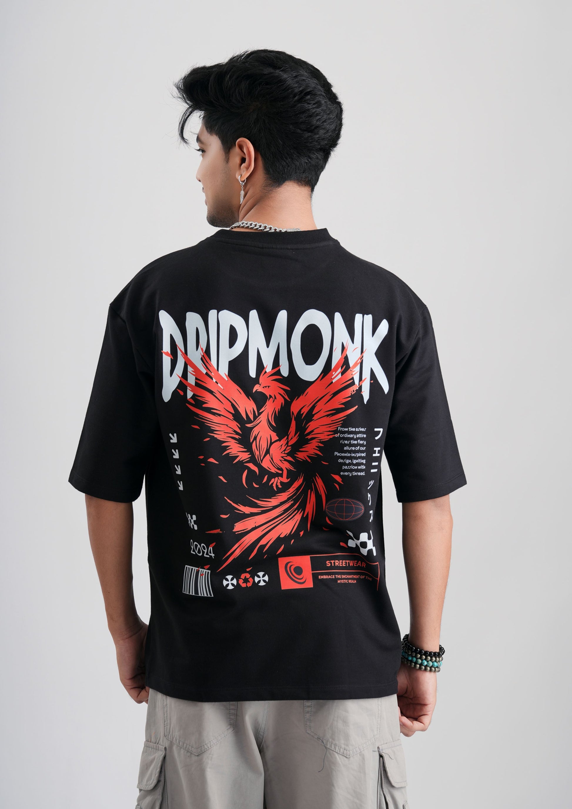 FREEDOM-Oversize Tee 100% Cotton French Terry