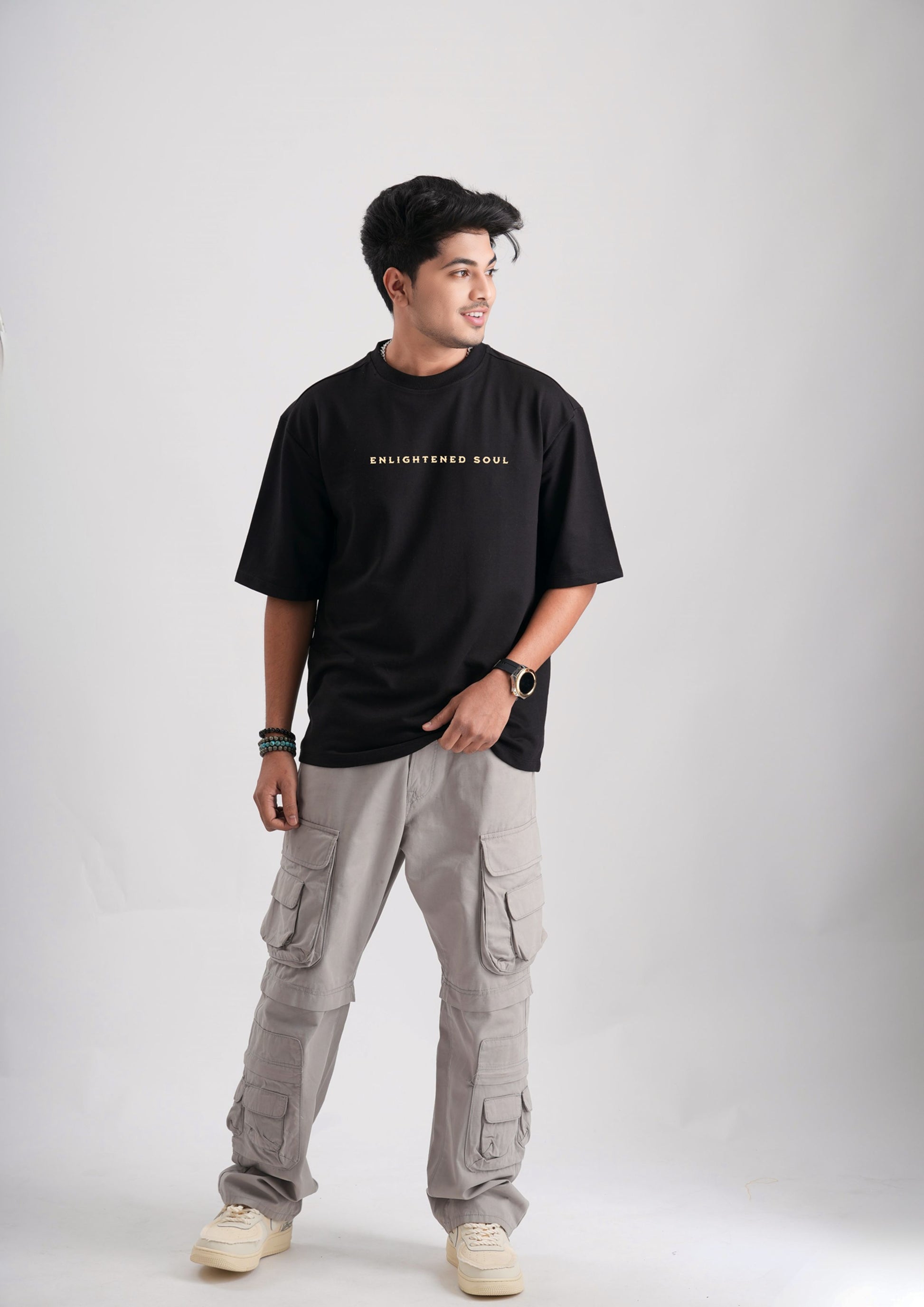 NAM MYOHO RENGE KYO-Oversize Tee 100% Cotton French Terry