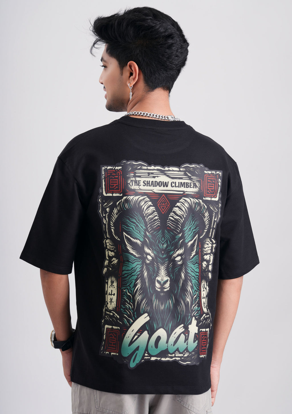 GOAT-Oversize Tee 100% Cotton French Terry