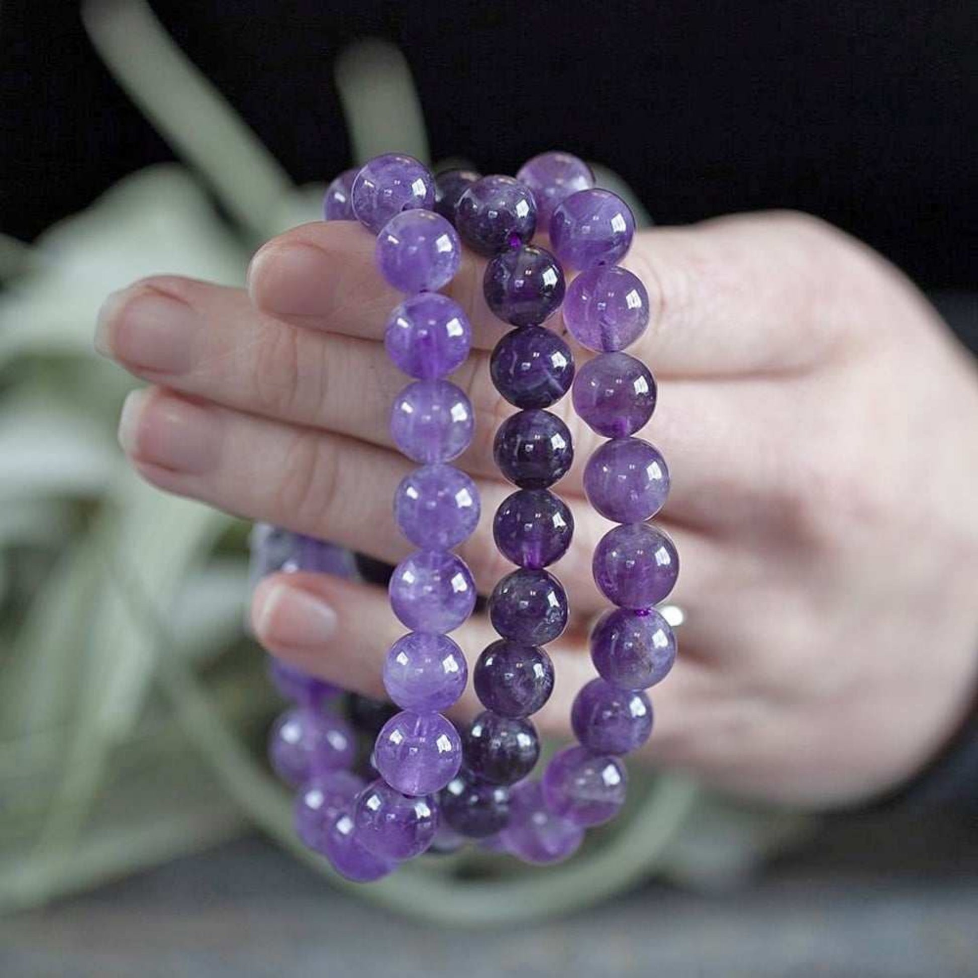 AMETHYST CRYSTAL BRACELET