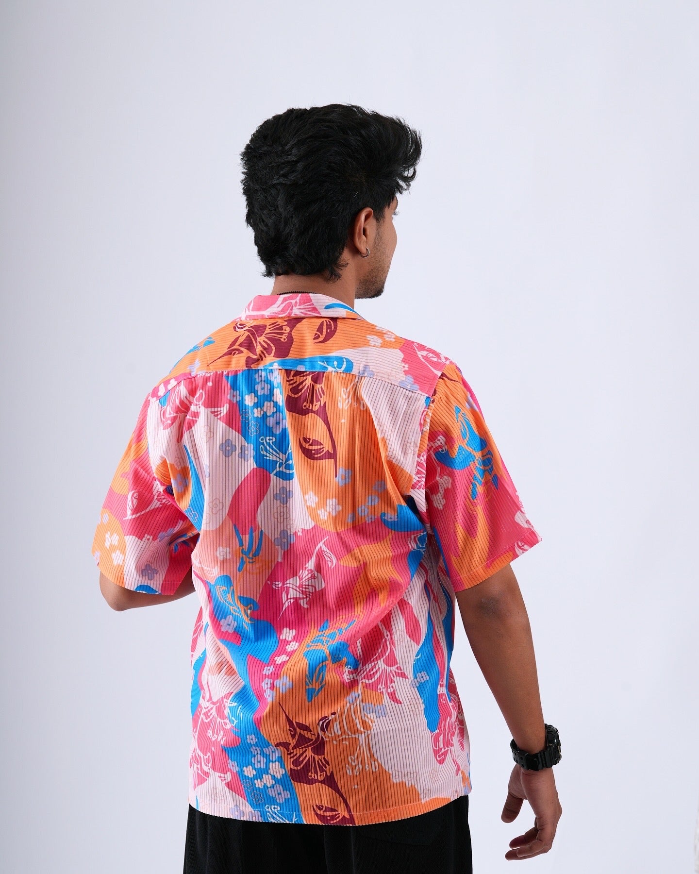 Tropical Riot – Multicolor Abstract Cuban Color Shirt